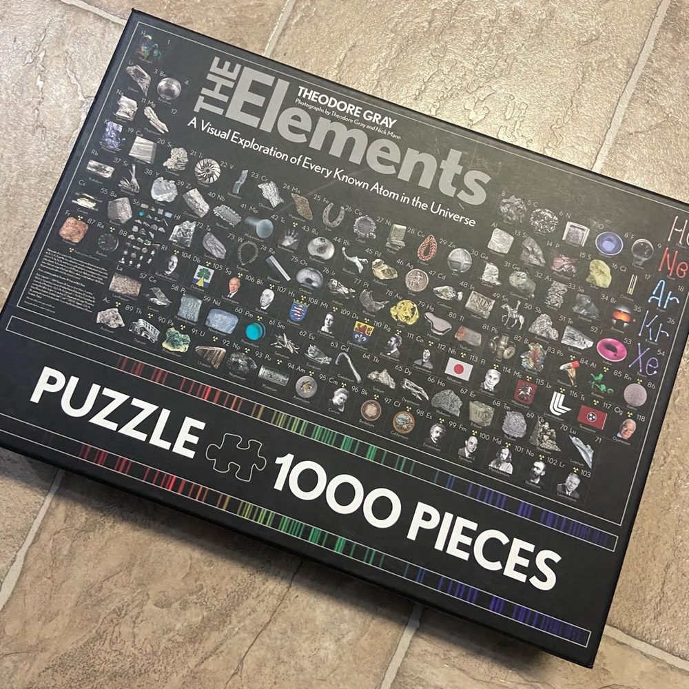 The Elements 1000 Piece Puzzle